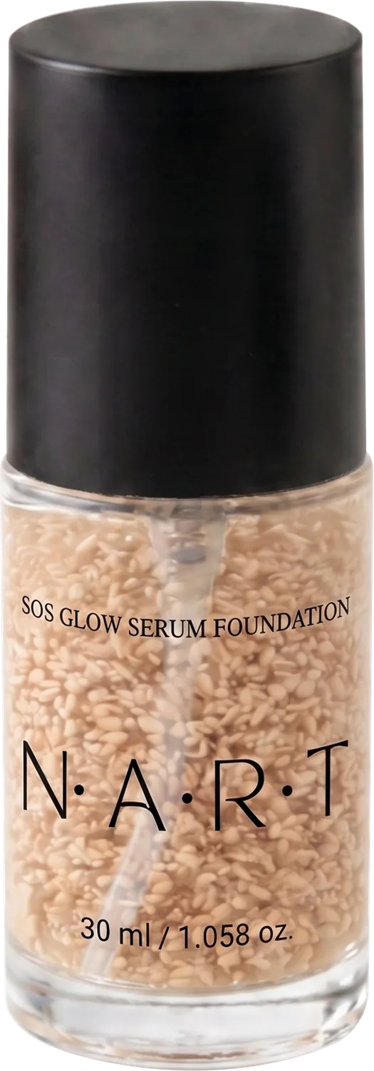 ขวดรองพื้น N.A.R.T SOS Glow Serum Foundation ขนาด 30 ml.